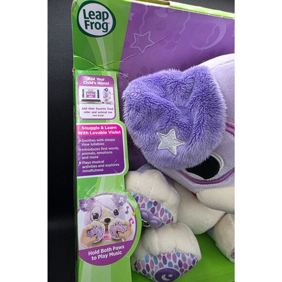 LeapFrog My Pal Violet Smarty Paws Interactive Plush Toy Light-Up Learning - Picture 4 of 12